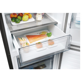 Hoover HOCE4T618EBK-1 Total No Frost Fridge Freezer, 60/40, Black