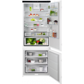 AEG 8000 Series NSC7G752ES Fully Integrated 70/30 Fridge Freezer Frost Free with Sliding Hinge 