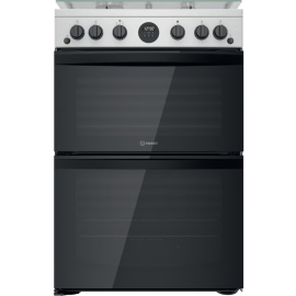 Indesit ID67G0MCX 60cm Gas Cooker - Stainless Steel