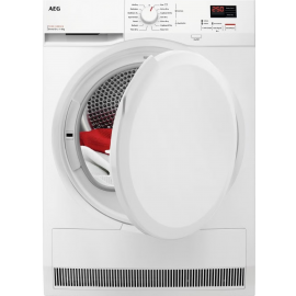 AEG TR708L0B Heat Pump Tumble Dryer, 8kg, White