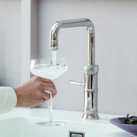 Quooker 3CFSCHR PRO3 Classic Fusion Square Tap – Chrome With 3L Tank