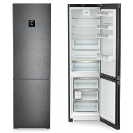 Liebherr Plus CNbdc573i 201.5x60cm 371L Easy Fresh No Frost Black Fridge Freezer