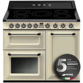 Smeg TR103IP2 100cm Victoria Induction Range Cooker - Cream