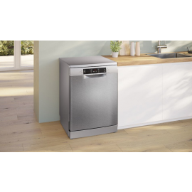 Bosch Series 2 SMS26AI08G Standard Freestanding Dishwasher - Silver Inox