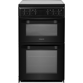 HOTPOINT HD5V92KCB COOKER - BLACK