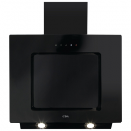 CDA EVA60BL 60cm Chimney Cooker Hood