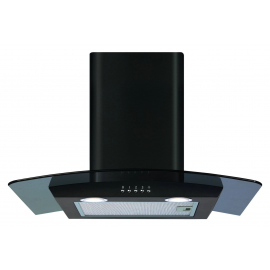 CDA ECN62BL 60cm Chimney Cooker Hood