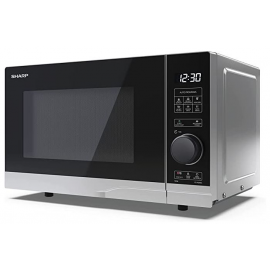 Sharp YC-PG254AU-S 25 Litres Grill Microwave Oven - Silver/Black