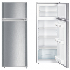 Liebherr Comfort CTele2531 140.1x55cm Smart Frost Silver Top Mount Fridge Freezer