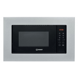 Indesit MWI120GX Built In 20 Litre Microwave and Grill Black & Stainless Steel