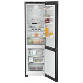 Liebherr CNBDD5733 60cm Plus Frost Free Black Steel Fridge Freezer