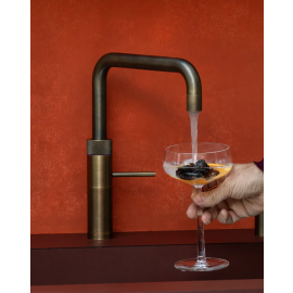 Quooker Fusion 3FSPTN Boiling Hot Water Tap - Patinated Brass