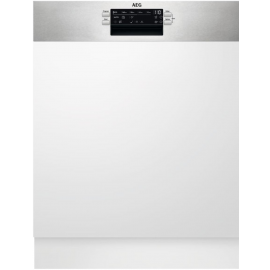 AEG FEE64917ZM 6000 Semi Integrated Full Size AirDry Dishwasher in Stainless Steel