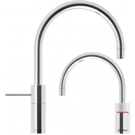 Quooker 2.2NRCHRTT COMBI 2.2 Nordic Round Twintaps – Chrome With COMBI Tank