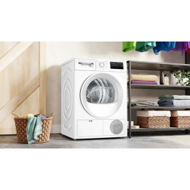 Bosch WTH85225GB Series 4 Heat Pump Tumble Dryer, 8kg, White, A++ Rated