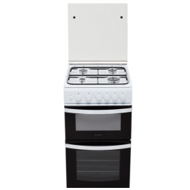 Indesit ID5G00KMW/UK /L Twin Cavity Gas Cooker - White