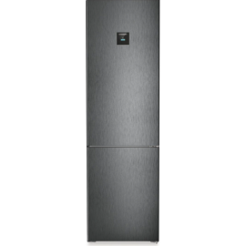 Liebherr Plus CBNBDC573I Freestanding Fridge Freezer Frost Free - Black Steel Doors - C Rated