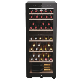 Wine cooler Wine Bank 50 Series 7 Freestanding, 2 areas, 77 bottles, Light LED, Class G, W x D x H (mm) 497x585x1270