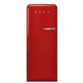 Smeg FAB28LRD5UK 50's Style Freestanding Refrigerator Left Hinge Red