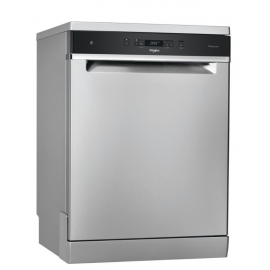 Whirlpool WFC3C33PFXUK Freestanding Full Size Dishwasher in Stainless Steel