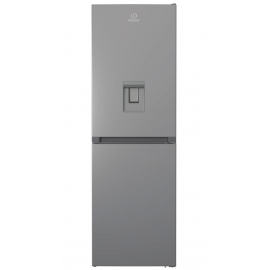 Indesit IBTNF60182S Freestanding Frost Free 50/50 Fridge Freezer with Water Dispenser in Silver