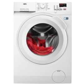 AEG L6FBK841B 6000 ProSense® Washing Machine, 8kg, 1400 Spin, White, A Rated