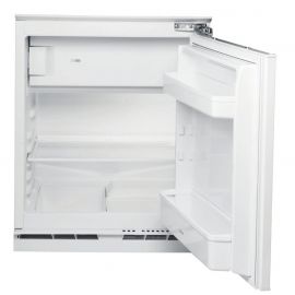 Indesit INBUF011 Built-Under Fridge with Ice Box, Fixed Hinge, Stainless Steel, E Rated