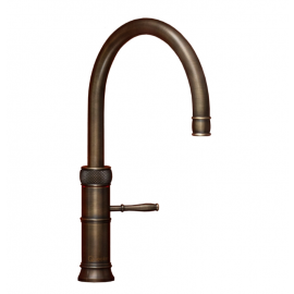 Quooker 3CFRPTN PRO3 Classic Fusion Round Tap Patinated Brass With 3L Tank