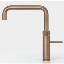 Quooker 2.2FSPTN COMBI 2.2 Fusion Square Tap – Patinated Brass With COMBI Tank