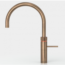 Quooker COMBI 2.2 FUSION ROUND PTN 2.2FRPTN Combi Fusion Round 3-in-1 Boiling Water Tap – PATINATED BRASS