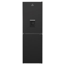 Indesit IBTNF60182BAQUAUK No Frost Fridge Freezer, 50/50, Black, E Rated