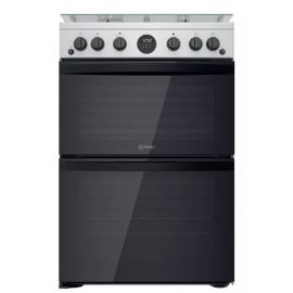 Gas freestanding double cooker: 60cm - ID67G0MCX/UK