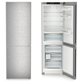 Liebherr Plus CBNSFC5223 Freestanding Fridge Freezer Frost Free - Silver - C Rated