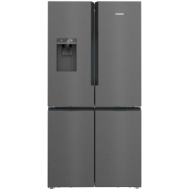 Siemens KF96DPXEA IQ-700 Four Door Fridge Freezer With Ice & Water – BLACK STEEL