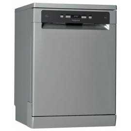 Hotpoint HFC3C26WCXUKN Freestanding Full Size Dishwasher Silver