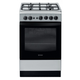 Indesit IS5G1PMSS Freestanding 50cm Gas Single Oven Cooker in Silver