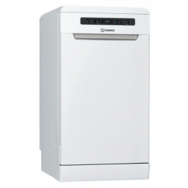 Indesit DSFO3T224ZUKN Freestanding Slimline Dishwasher in White