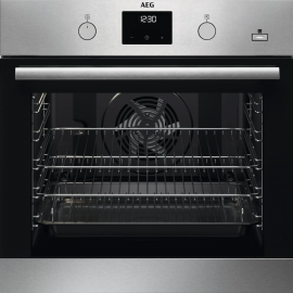 AEG BES35501EM 59.5cm Built In Electric Single Oven - Stainless Steel