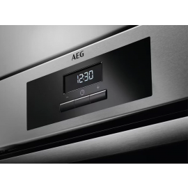 AEG DEX33111EM Built In Electric Double Oven - Stainless Steel