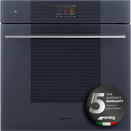 SOP6104TPG 60cm Linea Pyrolytic Single Oven Neptune Grey