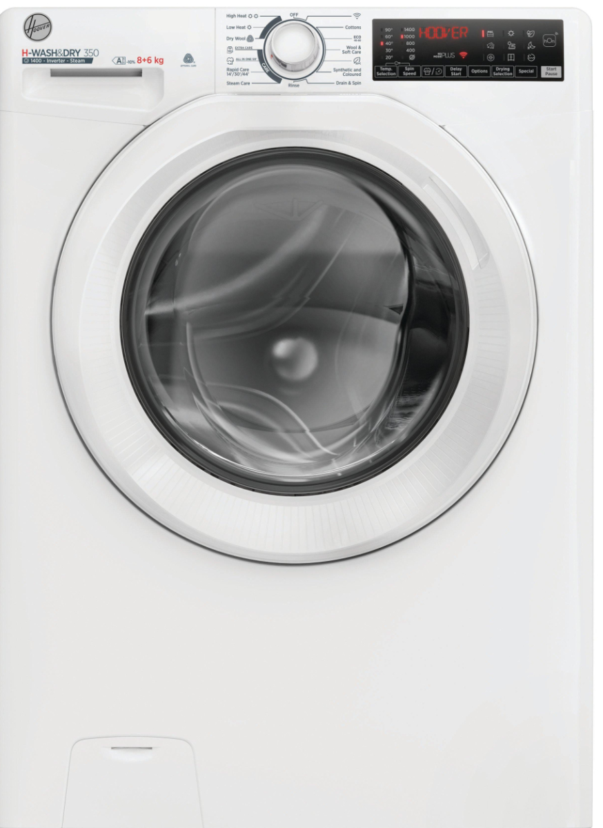 Hoover H3DPS4866TAM6 8kg/6kg 1400 Spin Washer Dryer - White