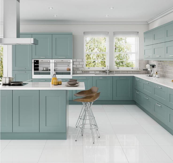 Modern Domestic Kitchen with Range Cookers